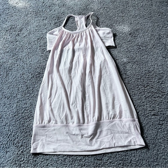 Lululemon No Limits Tank Top Women's size 6 Pink /Gray Built In Bra Racerback - Picture 3 of 6